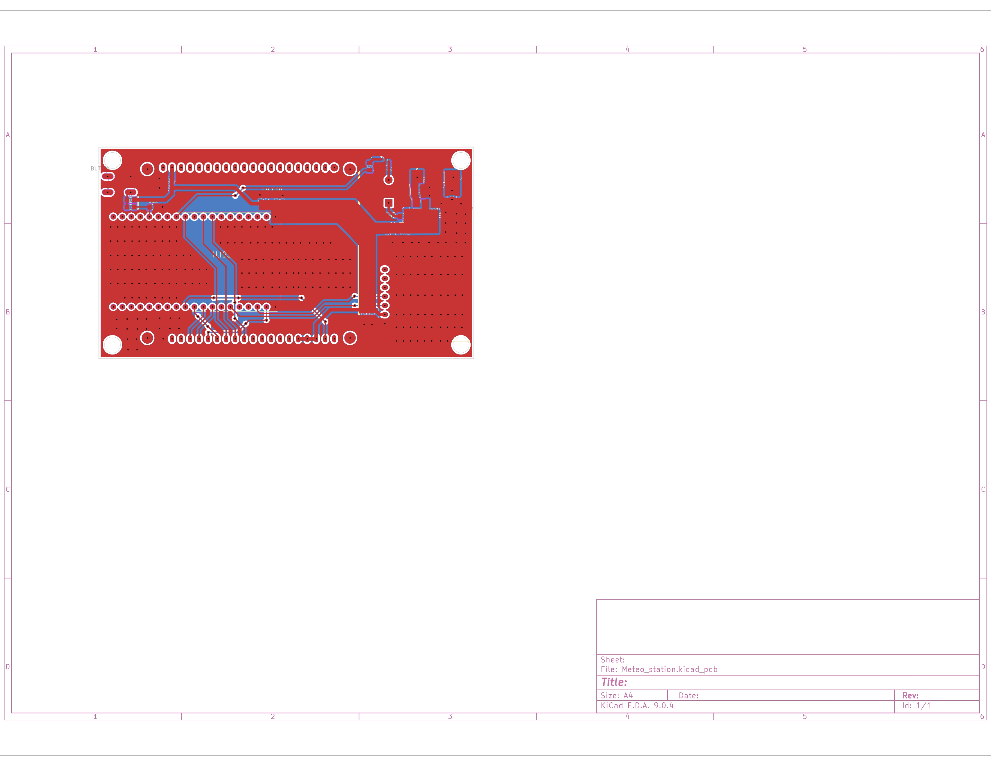 Combined front and back PCB layout image